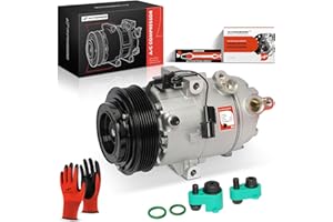 A-Premium AC Compressor Replacement for Kia Forte 2014-2018 Forte5 Hyundai Elantra Gt, without ATC, 6PK, 115MM