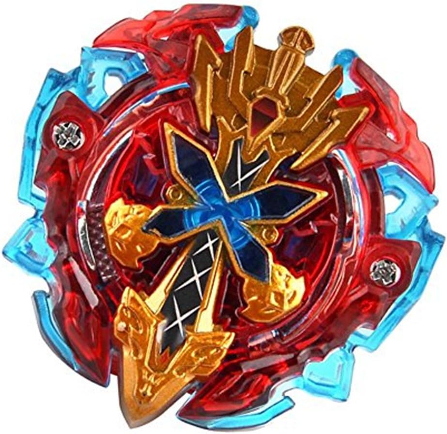 Ruiying Bey battling blade Burst with Launcher Stater set metal fusion Battle Top (B48 Red)