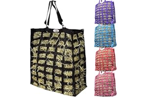 Derby Originals Supreme 4-Sided Slow Feed Hay Bag – Patented, 1-Year Warranty, 3.5" & 1.75" Openings