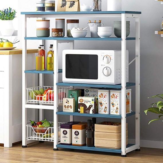 Lindhb Estante para Horno de microondas Marco de Metal, 5 ...