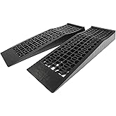 MaxxHaul 50516 4,400 lb. Capacity Low Profile Car Ramps, 2-Count, Black (Pack of 1)