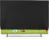 kwmobile Indoor 49-50 inch TV Cover – Dust Screen Protector – Black Synthetic view 8