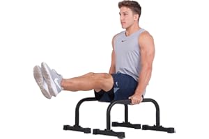 Body Power Push up Stand Parallel Bars Parallettes 12x24 inch Non-Slip with Integrated Knurling Grip - Supports Strength HIIT Yoga ROM Gymnastics Body Conditioning Exercise Workouts