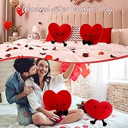 OYTlao Cute Red Heart Stuffed Plush, Red Heart