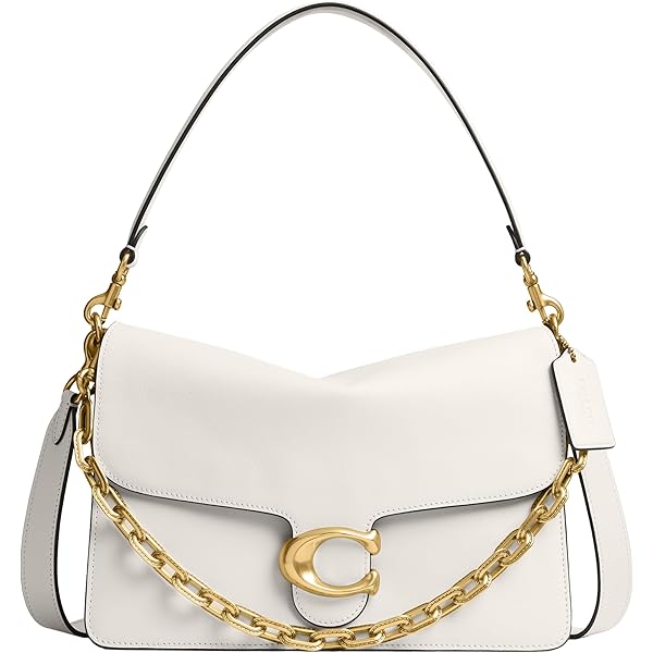 Coach Chain Tabby Shoulder Bag with Sketch Print, LH/Chalk