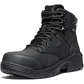 KEEN Utility mens Evanston 6" Composite Toe Waterproof Leather Durable Construction Work Boots