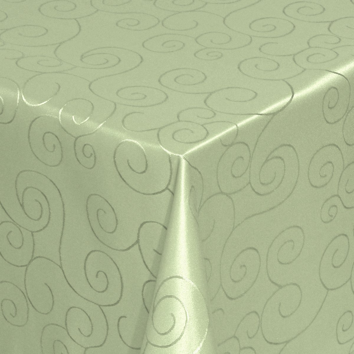 Moderno® Tischdecke Tischtuch Damast Ornamente mit Saum, Eckig Oval