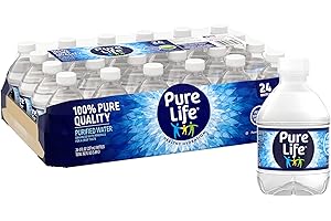 Pure Life, Purified Water, 8 Fl Oz, Plastic Bottled Water, 24 Pack