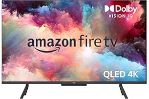 �鶹�� Fire TV 43" Omni QLED Series 4K UHD smart TV, Dolby Vision IQ, Fire TV Ambient Experience, hands-free with Alexa