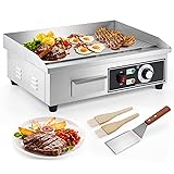 IRONWALLS Electric Griddle Nonstick 22 Inch, 1600W