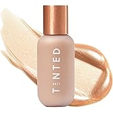 Live Tinted Hueglow Liquid Highlighter Drops - Lightweight Serum-Infused Highlighter, Non-Greasy Formula for Natural Radiance and Advanced Hydration, Golden Hour, 1.7fl oz / 50mL