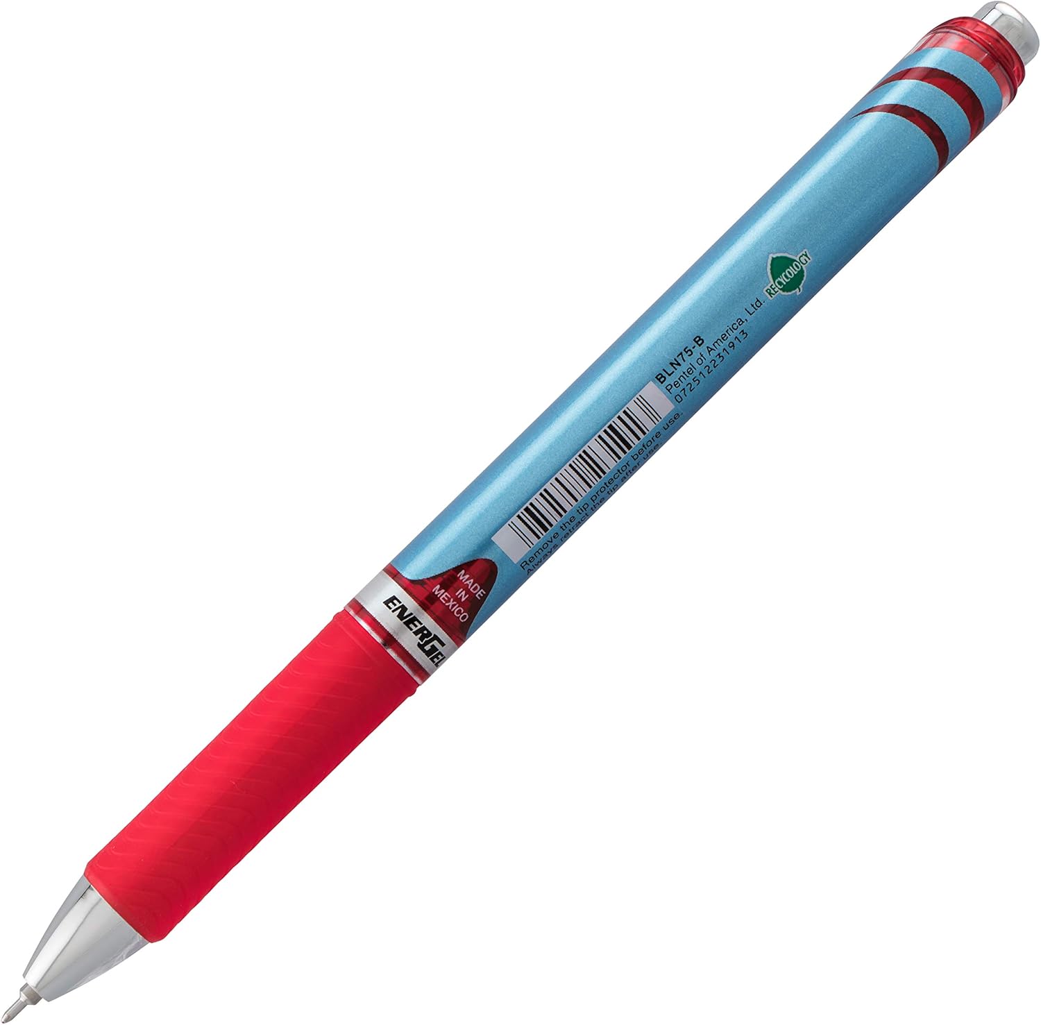 Pentel Gel Ink Pen, Retractable Gel Pen, (0.3mm) Needle Tip, Extra Fine Point, Black Ink, 3-Pk (BLN73BP3A): Office Products