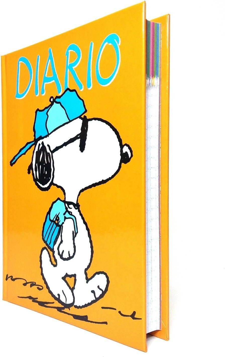 SNOOPY SCHOOL DIARY MINI SCHOOL DIARY ORANGE 20 NEW ORIGINAL OFFER