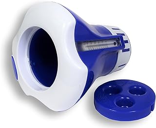 Paradies Pool GmbH Dosierschwimmer mit Thermometer blau (D181)