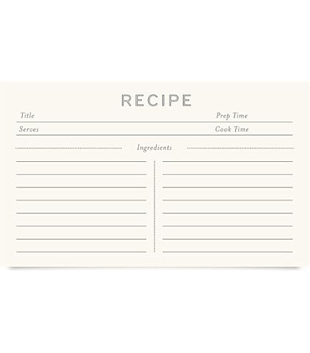 Amazon.com: Clear 3x5 Inch Recipe Card Cover,Index Card Sleeve,100 Pack Recipe  Card Protector (3x5 Inches) : Home & Kitchen