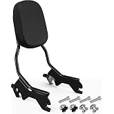 YTSMotor Passenger Backrest Sissy Bar for Harley Softail 2018-2026 | Detachable Sissy Bar,w/Docking Hardware Kit,for Softail FLSL FXST Heritage Classic FLHC FLHCS Deluxe FLDE Street Bob FXBB