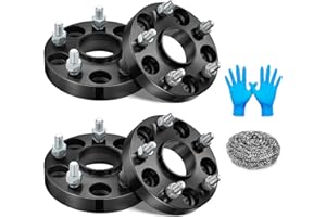BDFHYK 1 inch 5x4.5 Hub Centric Wheel Spacers, 5x114.3 mm Wheel Hub Adapter M12x1.5 Studs & 60.1mm Hub Bore Compatible with Toyota X-Runner Tacoma 2WD RAV4 Camry Avalon Lexus Scion，Set of 4