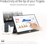 ASUS ZenScreen Touch MB16AMTR 16 inch Portable USB Monitor FHD IPS 10-point view 2