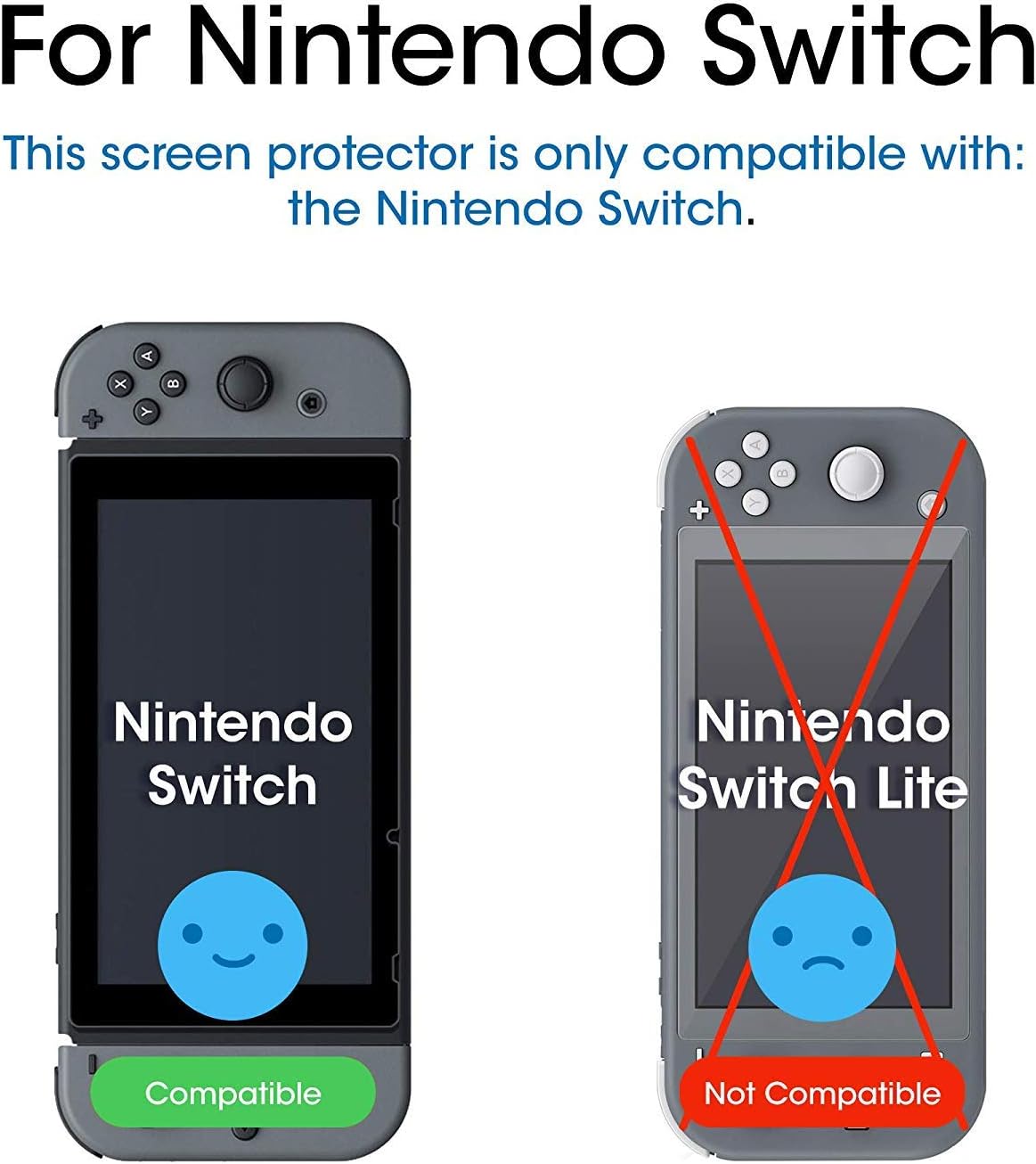 CSL-TECH Screen Protector For Nintendo Switch 2 PACK Tempered Glass Screen Protector Premium Anti Scratch Clear HD 6.2 inch Tablet: Electronics