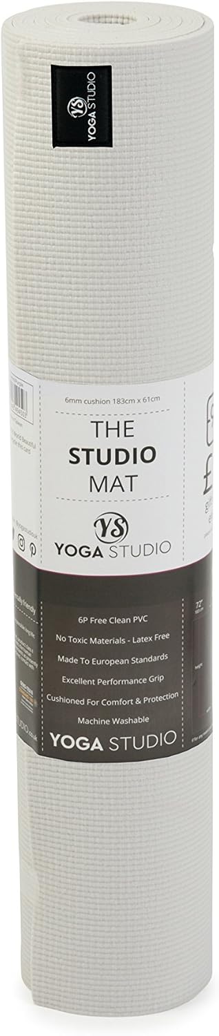 Yoga Studio Sticky Yoga Mat - 183cm x 61cm, 6mm Tear Proof Yoga Mat with Non-Slip Base - Image 5