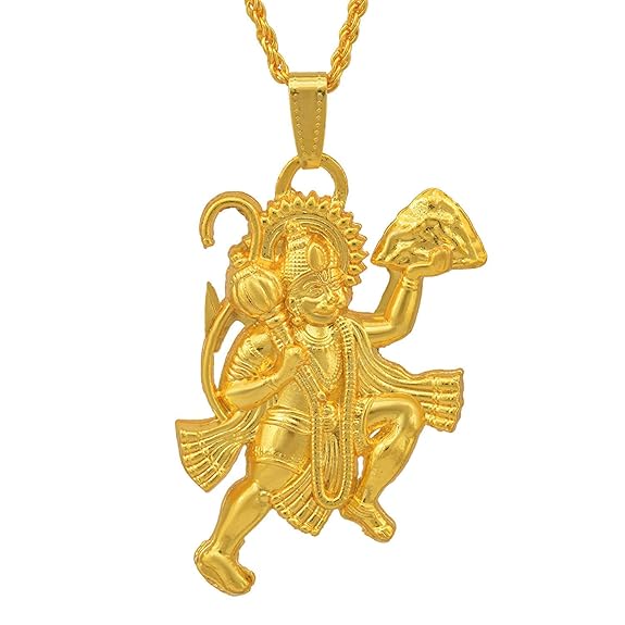 Gold chain with god locket Clearance