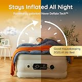 Huddle Never Deflate Luxury Single Air Bed with Built-in Pump Nightlight USB view 2