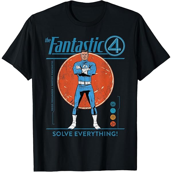Amazon.com: Marvel Fantastic Four: First Steps The Thing Retro T