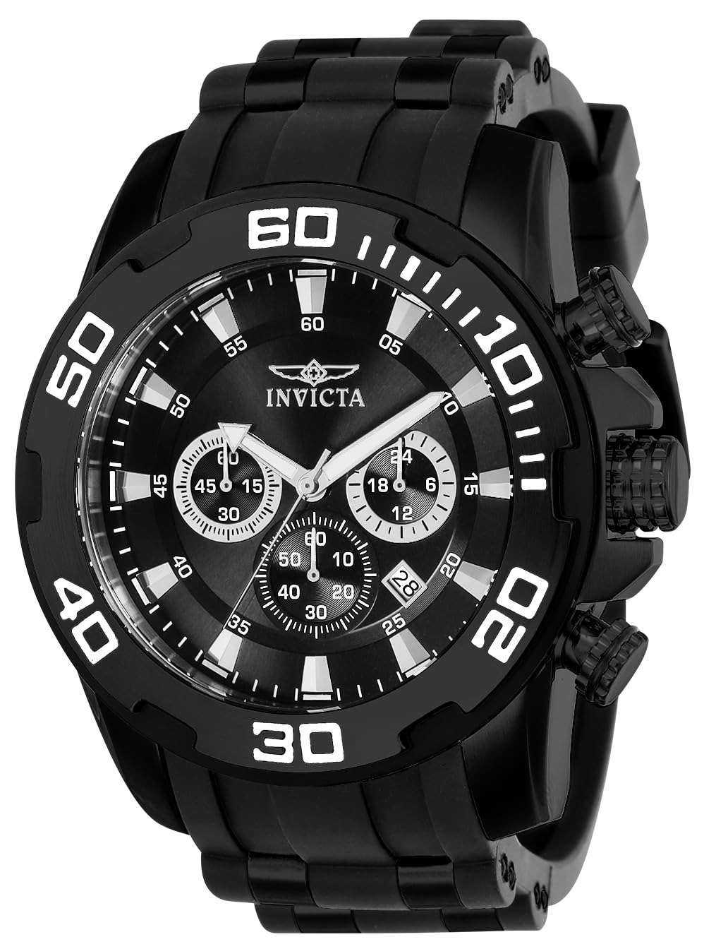 Invicta Pro Diver Stainless Steel Men's Quartz Watch - 50mm