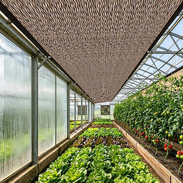 Sun Shade Net Sun Protection Net Shade Cloth | 80% UV Shade for Outdoor Patio / Balcony / Pergola / Greenhouse / Garden / Vegetable Garden