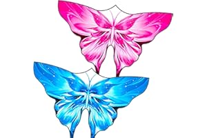 Flying Hoofer 2Pack Butterfly Kites for Kids and Adults, Easy to Fly for Beginner and Toddlers, Comes with Two 300ft Kite String Handle, Single Line Beach Kite.