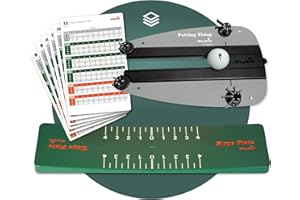 WHYGOLF Putting System & Putting Thing – Golf Training Aid for Stroke, Accuracy & Green Reading – Adjustable Putting Gates for Home & Green Practice – Putter Teaching Tool for Better Control