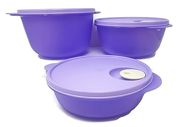Tupperware Crystalwave 3 piezas Cuenco para microondas ...