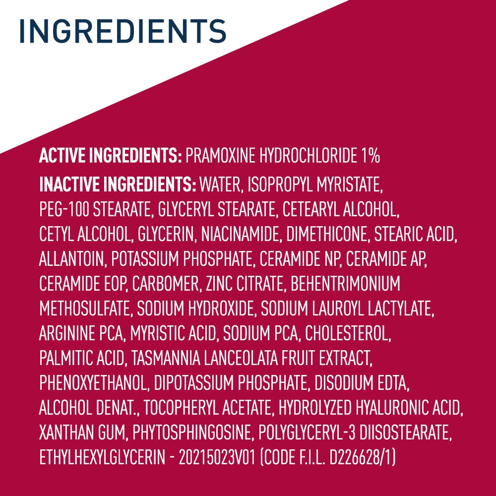 CeraVe Moisturizing Lotion for Itch Relief | 8 Ounce | Dry Skin Itch Relief Lotion with Pramoxine Hydrochloride | Fragrance Free : Beauty