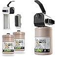 Grip Clean 4 Pk Combo – Hand Cleaner for Mechanics with Wall-Mounted Soap Dispenser + 2 Gallons Heavy-Duty Liquid Pumice Hand Soap, Natural Clay & Coconut Oil for Auto Mechanics, Industrial, & Garage