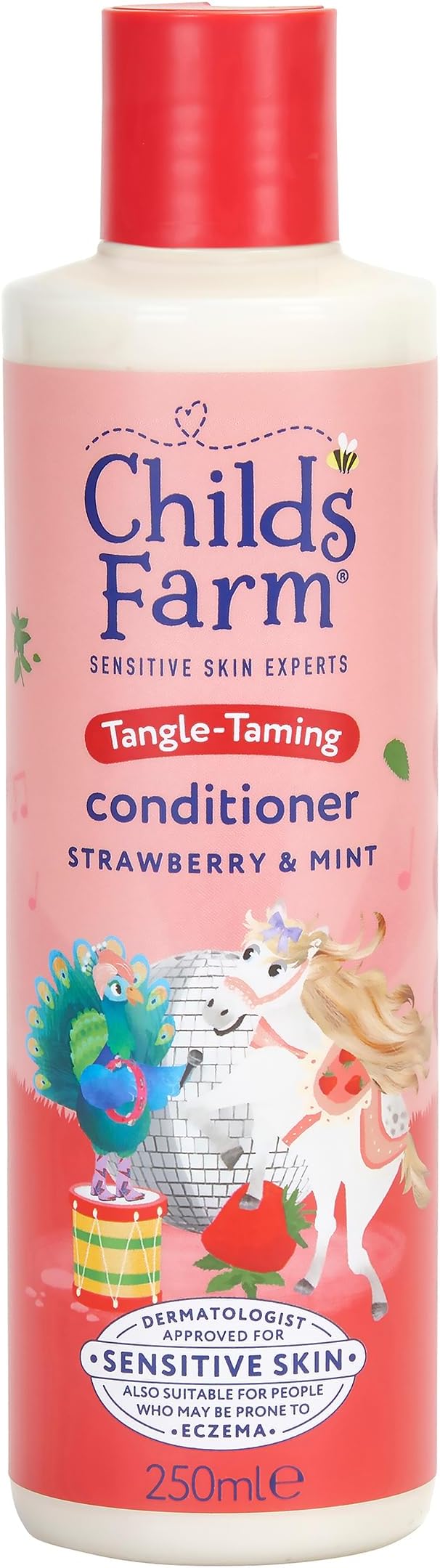Childs Farm Tangle Taming Conditioner, 250ml, Strawberry Mint, Tear Free