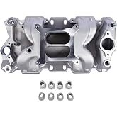 Intake Manifold Replacement for SBC Chevy 350 Small Block 22026 82026 52026 | Aluminum Dual Plane Air Gap