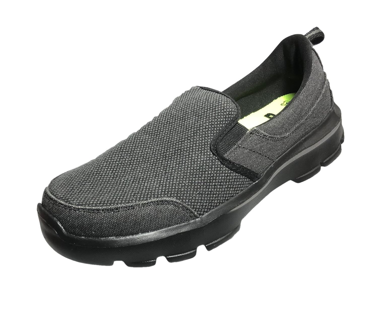 Faded Glory Men's Memory Foam Slip Grey Size 9 M US Amazon.co.uk