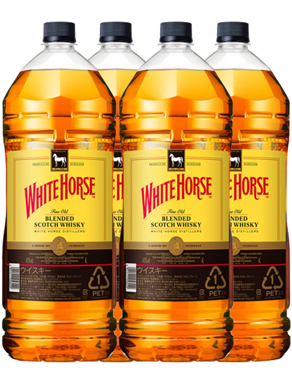 【ウイスキー】[スコッチウイスキー 国内販売量No.1]ホワイトホース ファインオールド 4000ml×4本 の商品画像
