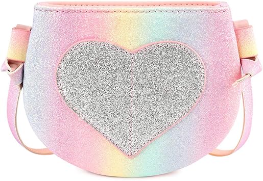girls rainbow purse