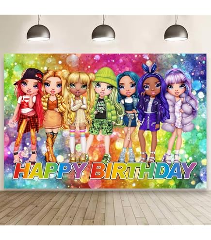 Amazon.com: 40pck Rainbow High Dolls Party Supplies include 20
