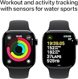 Apple Watch Series 10 GPS 42mm Jet Black Aluminium Ink Sport Loop One Size view 4