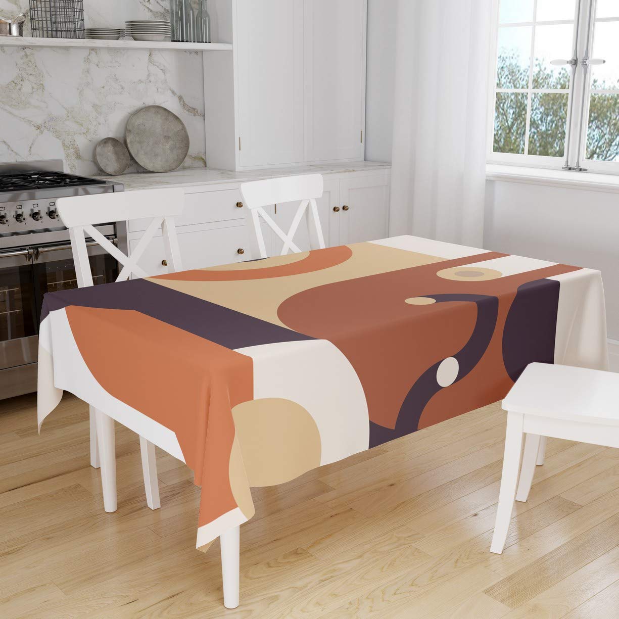 Bonamaison Kitchen Decoration, Tablecloth, 140cm x 160cm - Designed and Manufactured in Turkey