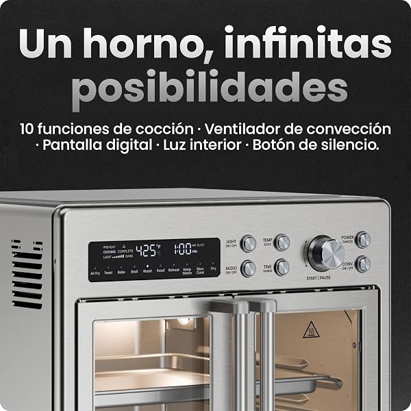 CHEFMAN DIGITAL FRENCH DOOR AIR FRYER OVEN