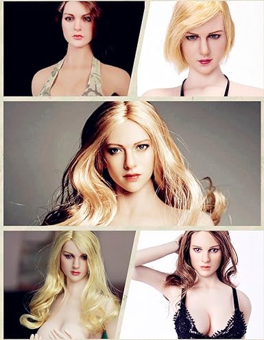 Amazon 欧米美人シリーズ ルールーショップ 1 6 フィギュア 素体 ドール 用 ヘッド 植毛タイプ 塗装済 アクセサリー 欧米 女性 美人 可愛い Phicen Tbleague 対応 A フィギュア ドール 通販