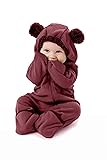 Fleece Baby Bunting Bodysuit – Infant One Piece