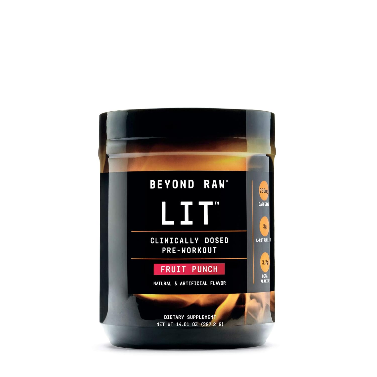 Buy Beyond Raw Lit Pre Workout with Caffeine, Beta Alanine
