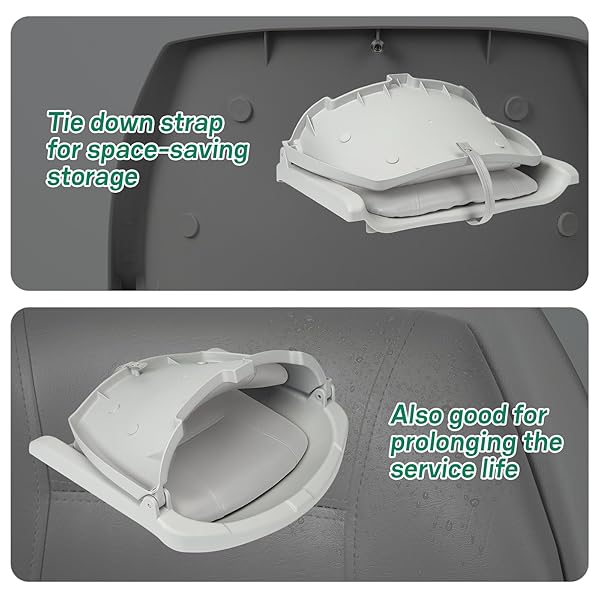ERGOSEAT FOLDING BOAT SEAT PADDED FOLDING BOAT CHAIR WITH BACKREST MARINE BASSJON BOAT SEAT