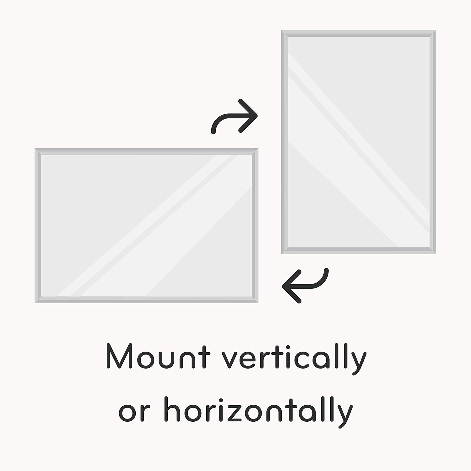 U Brands Cork Bulletin Board, 35"x23" (301U00-01) - Black Wood Frame : Office Products