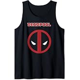 Marvel Comics Retro Classic Deadpool Mesh Style Logo Tank Top
