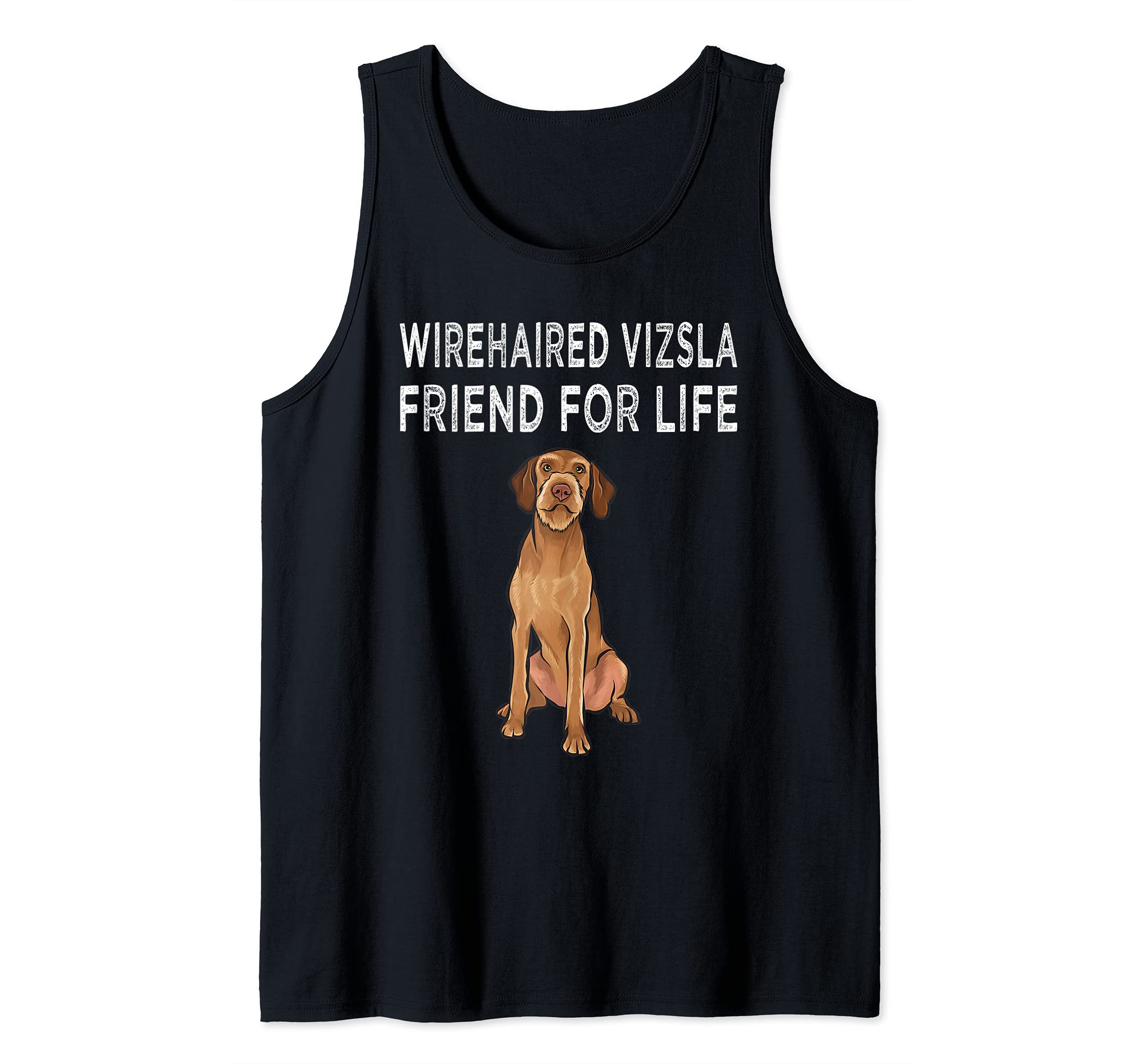 Wirehaired Vizsla Friend For Life Dog Friendship Tank Top